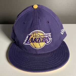 Los Angeles Lakers Hat (Size 7.5 Fitted Cap) NBA Basketball, 59Fifty, New Era
